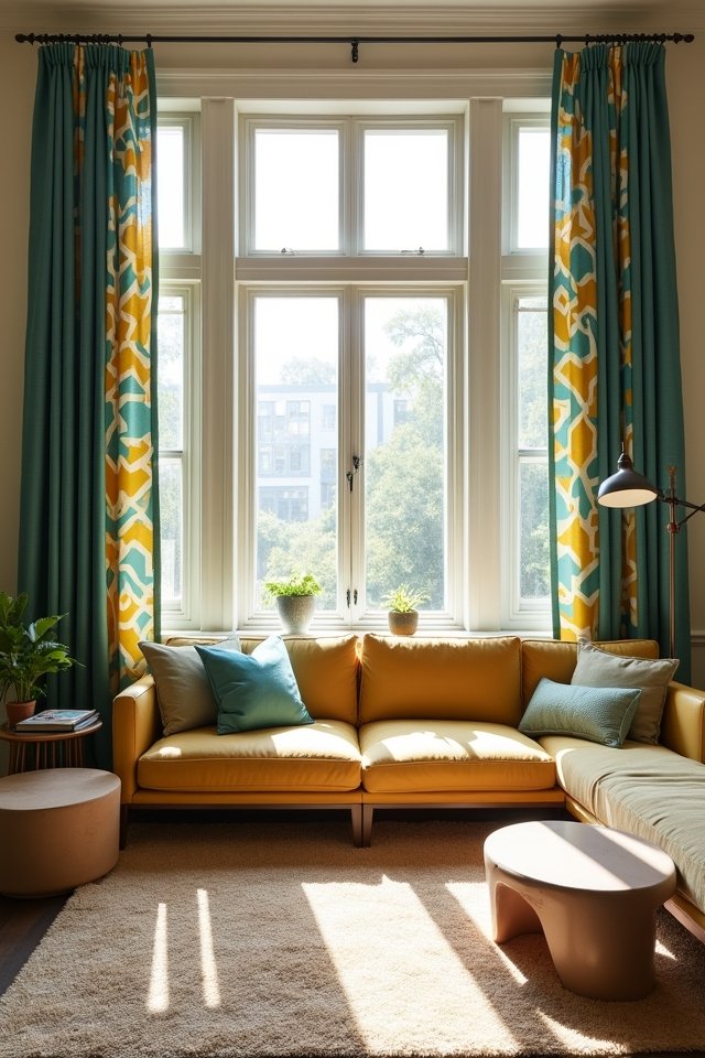 geometric patterns for curtains