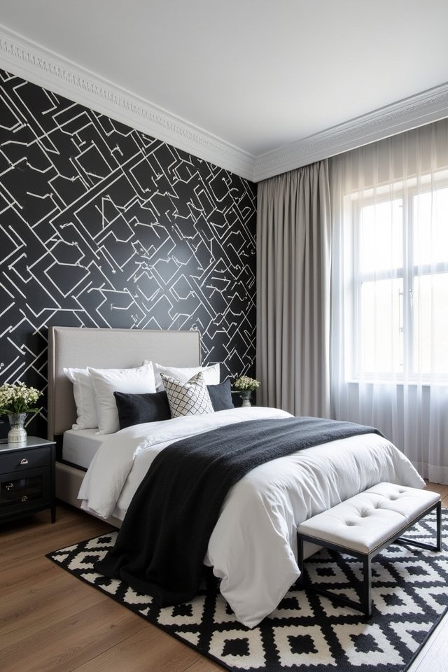 geometric patterns transform bedrooms