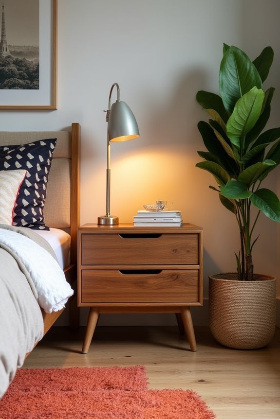 geometric stylish nightstands design