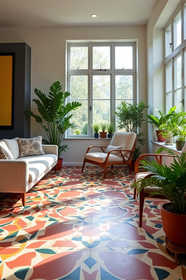 geometric tiles for impact