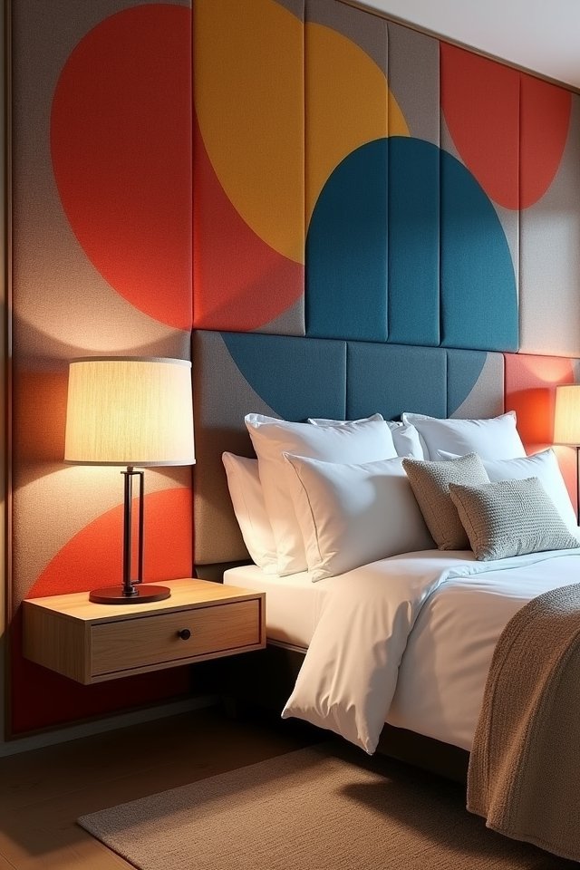 geometric upholstery enhances interiors