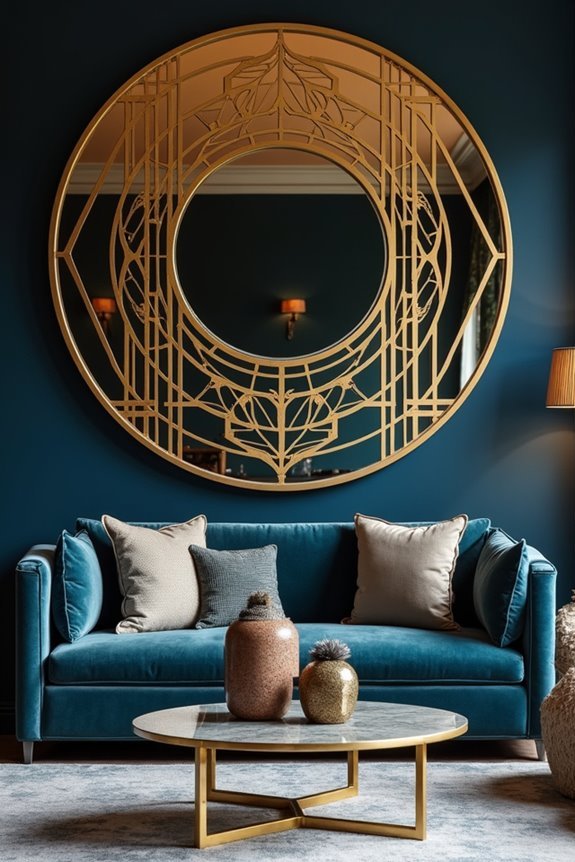 glamorous art deco mirrors