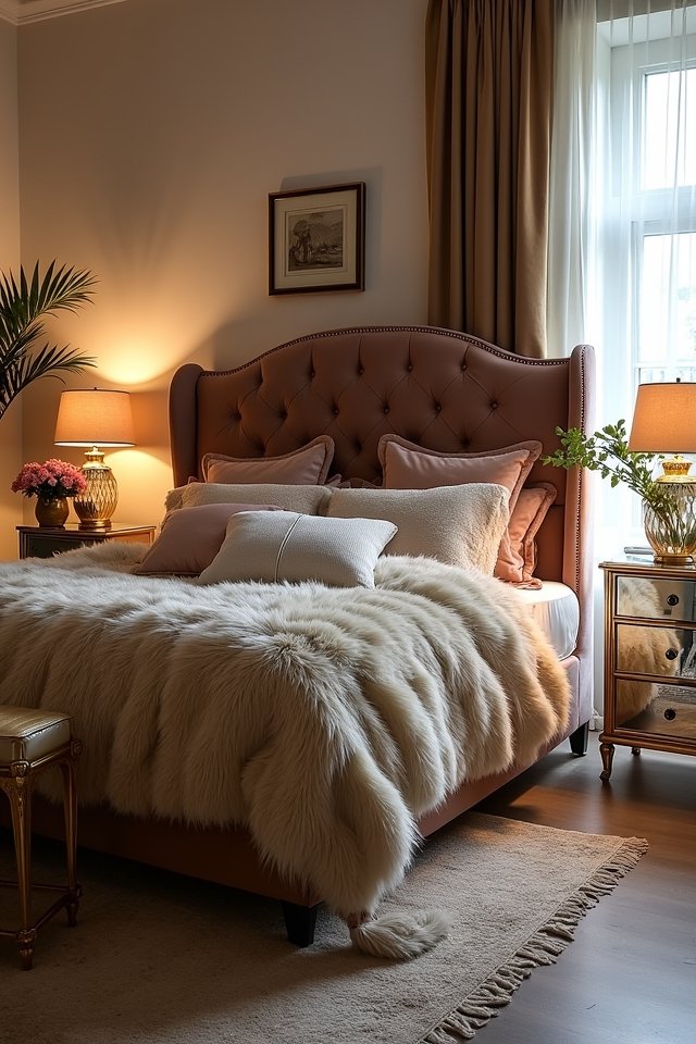 glamorous bedroom d cor ideas