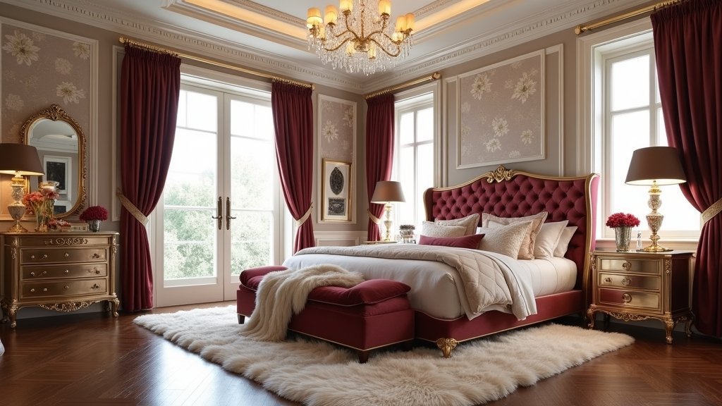 glamorous classy bedroom designs