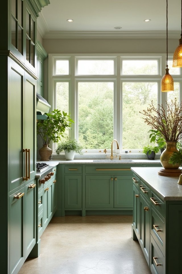 glamorous gold accents shine