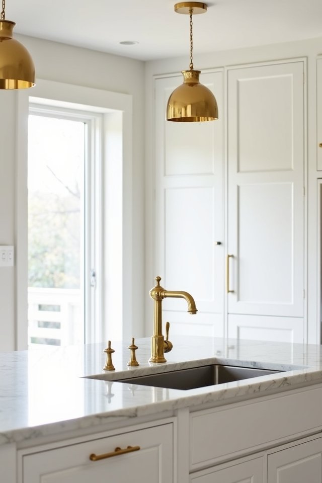 glamorous gold faucet upgrade