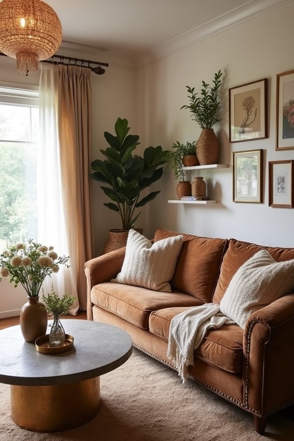 glamorous metallic home accents