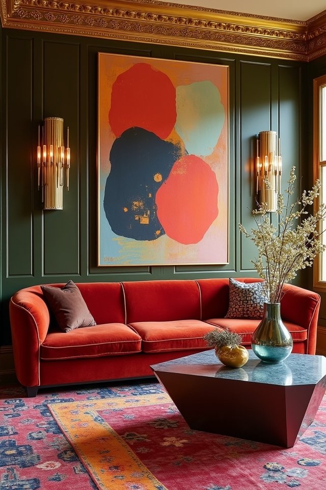 glamorous vibrant abstract expressions