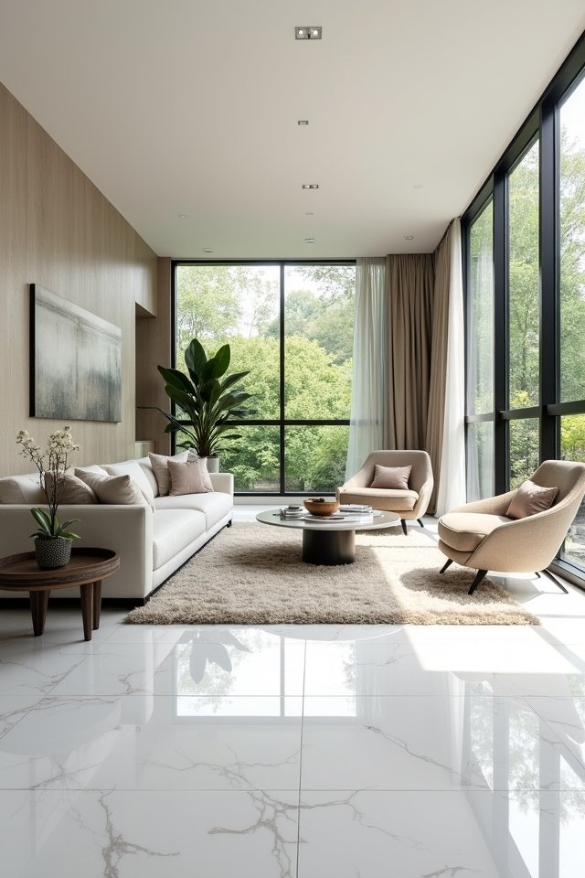 glossy elegance for living