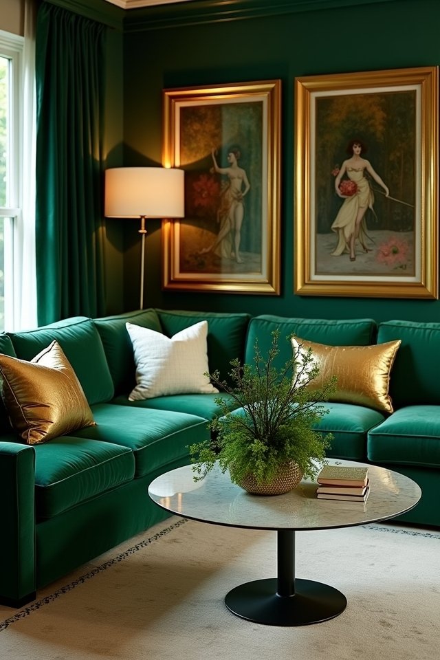 gold framed artwork elegance