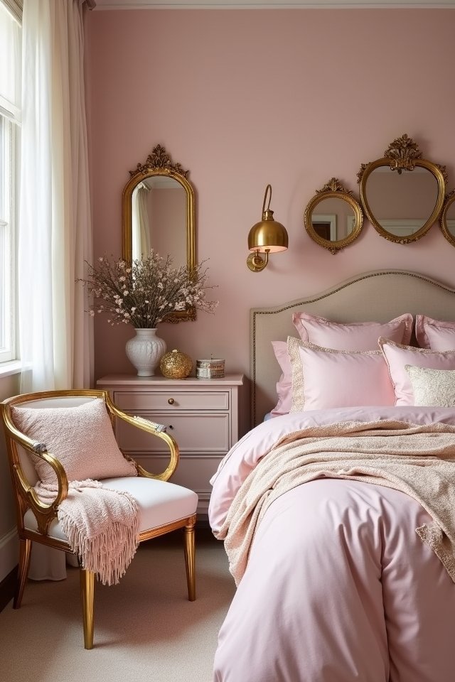 gold metallic accents elegance