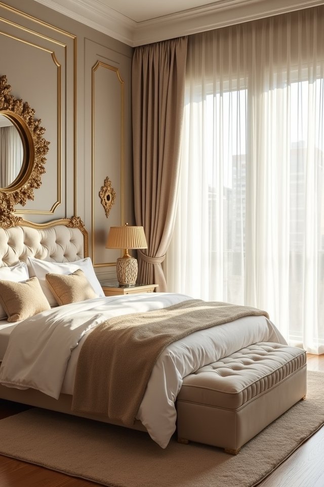 gold mirrors transform spaces