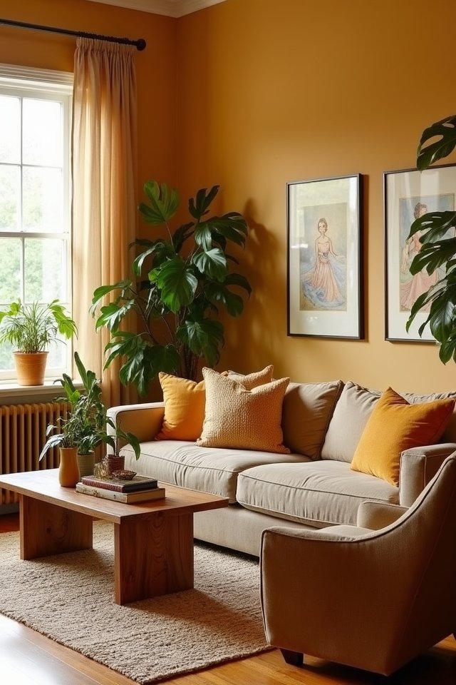 golden honey warm decor