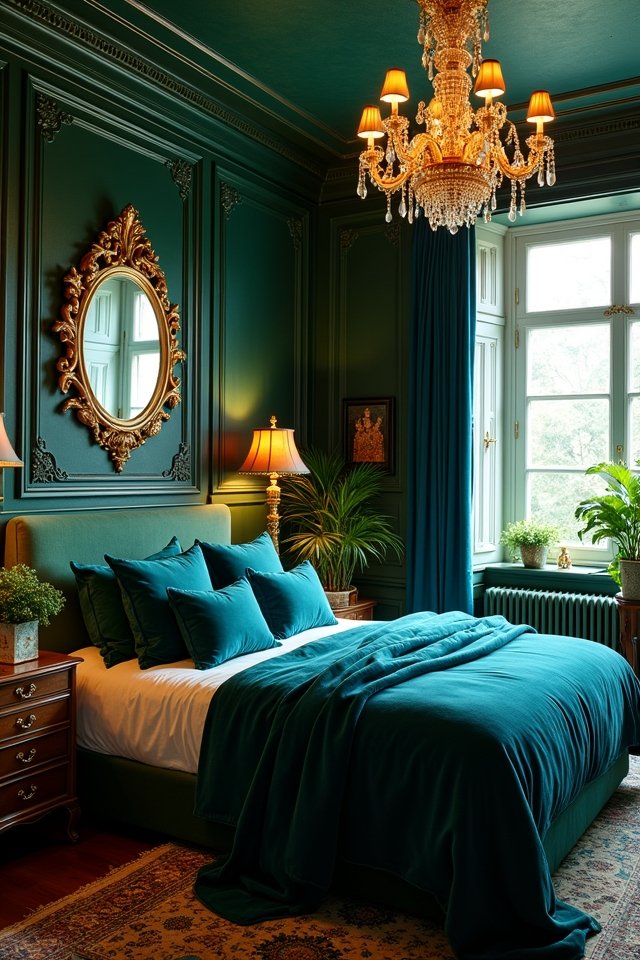 golden jewel tone sanctuary