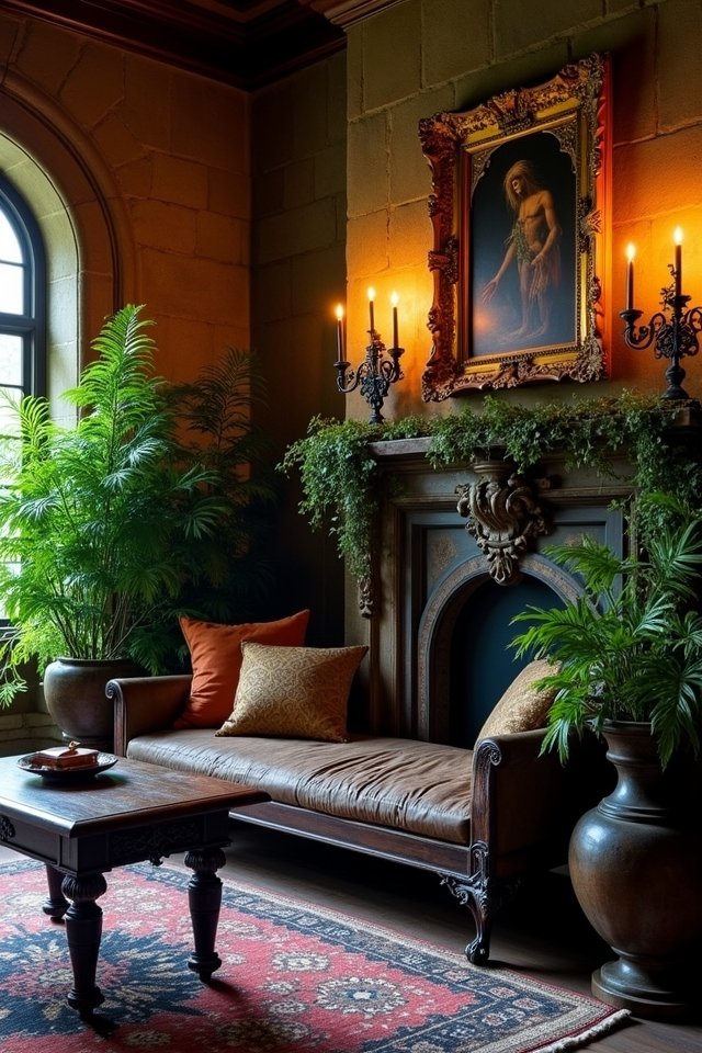 gothic decor meets nature