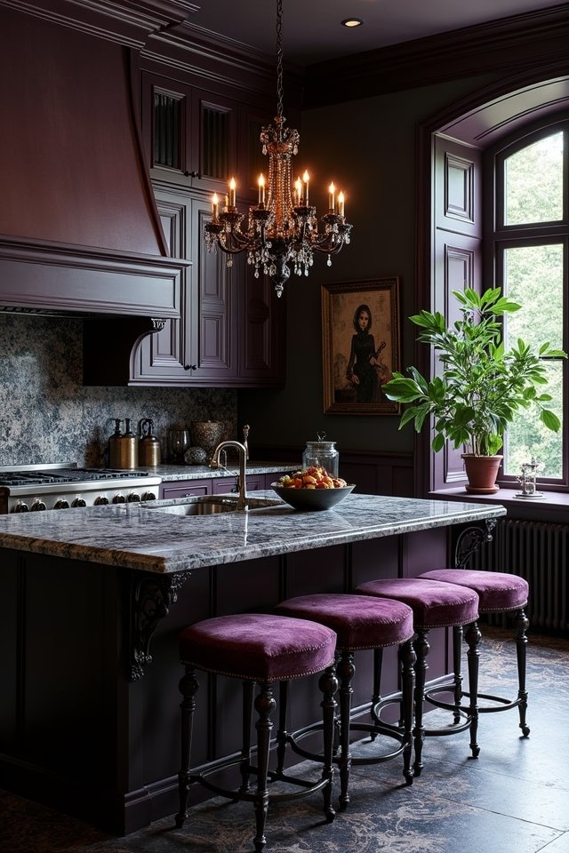 gothic kitchen dark elegance