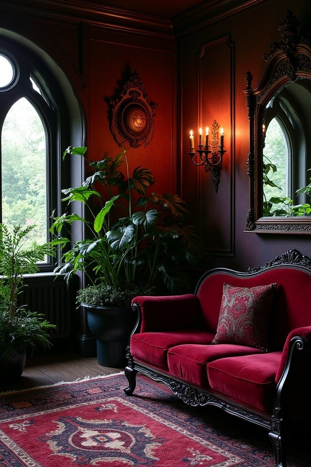 gothic mirrors for enchanting ambiance