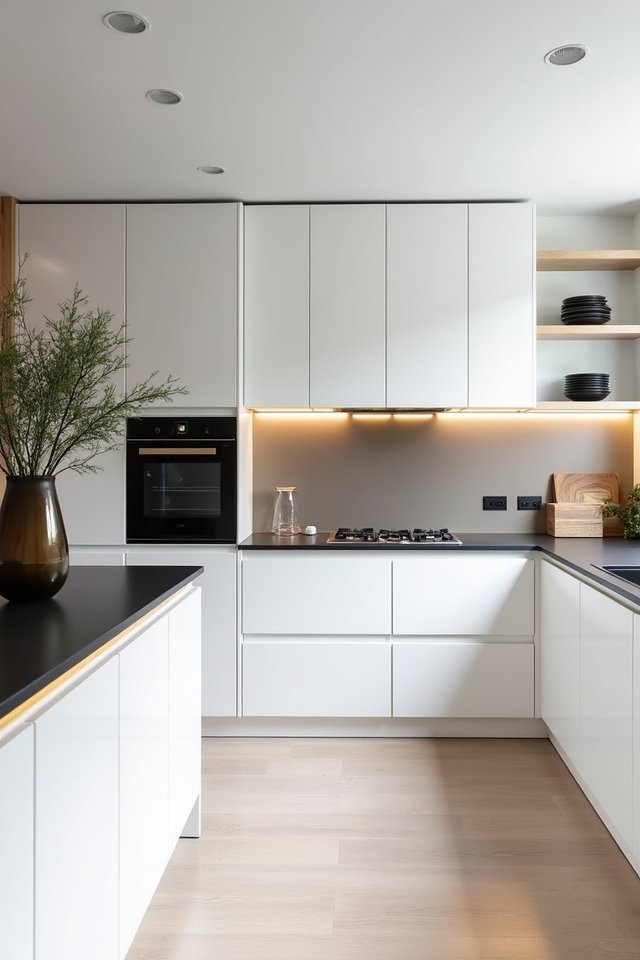 gourmet minimalist kitchen design