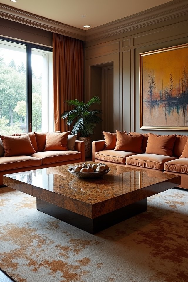 grand coffee table centerpiece