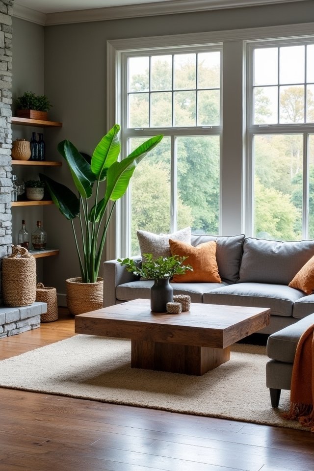 gray and natural harmony