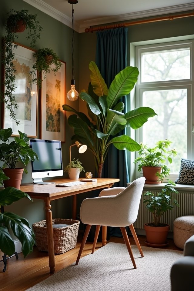 greenery enhances mood and productivity