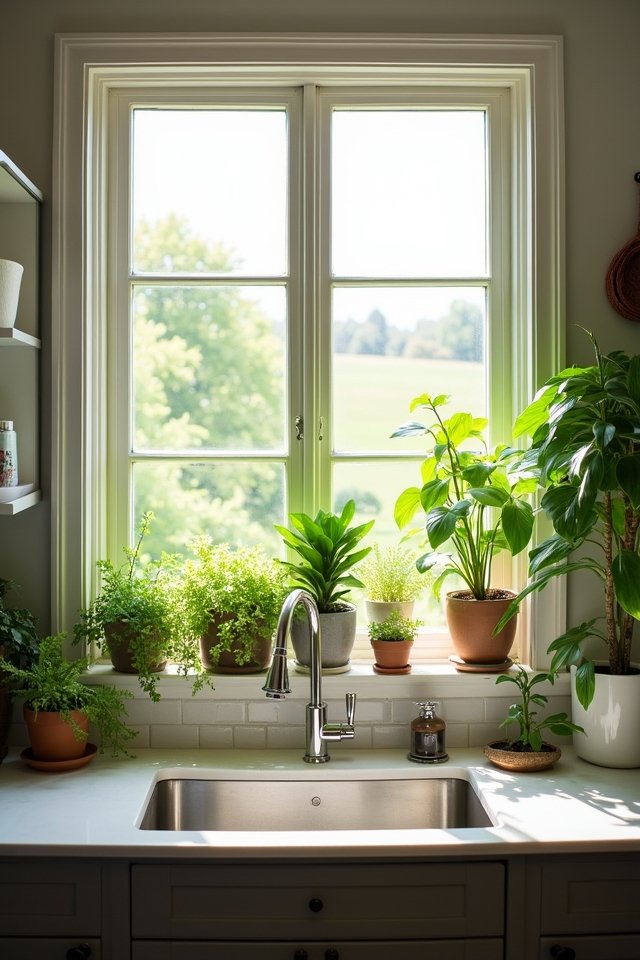 greenery friendly kitchen oasis