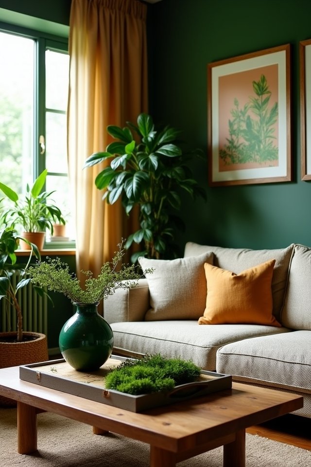 greenery inspired vibrant artwork