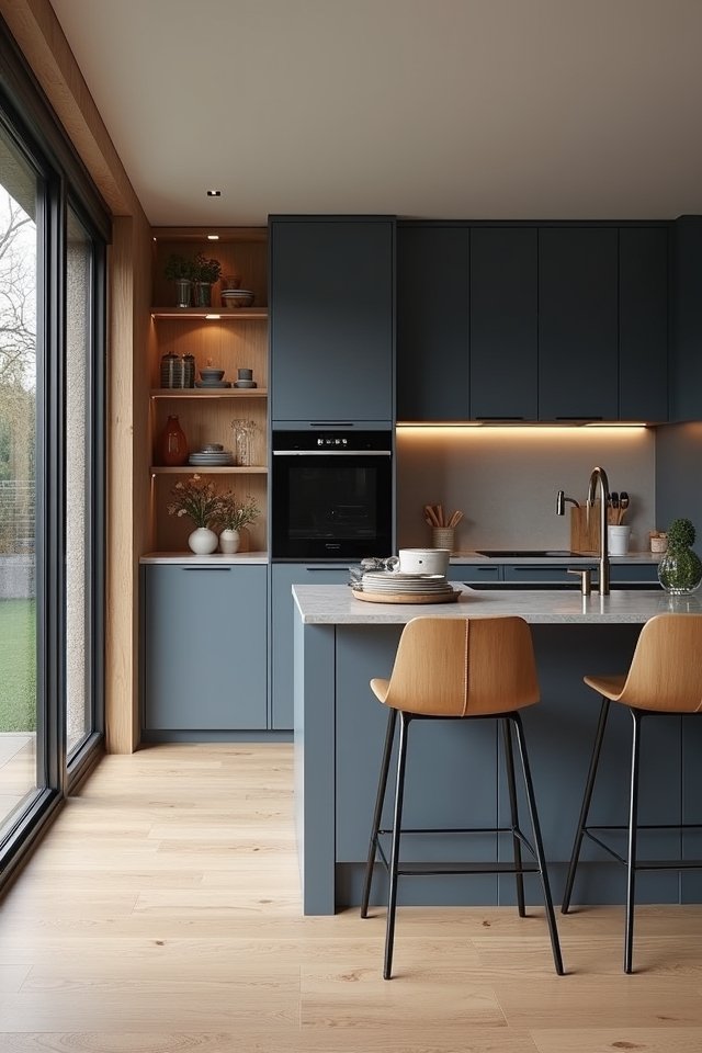 grey blue wood harmony