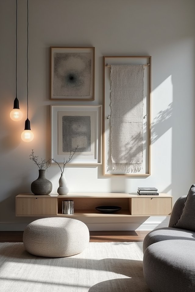 grey infused gallery wall design