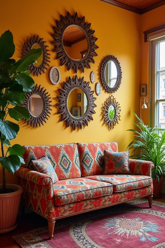 groovy wall mirror styles