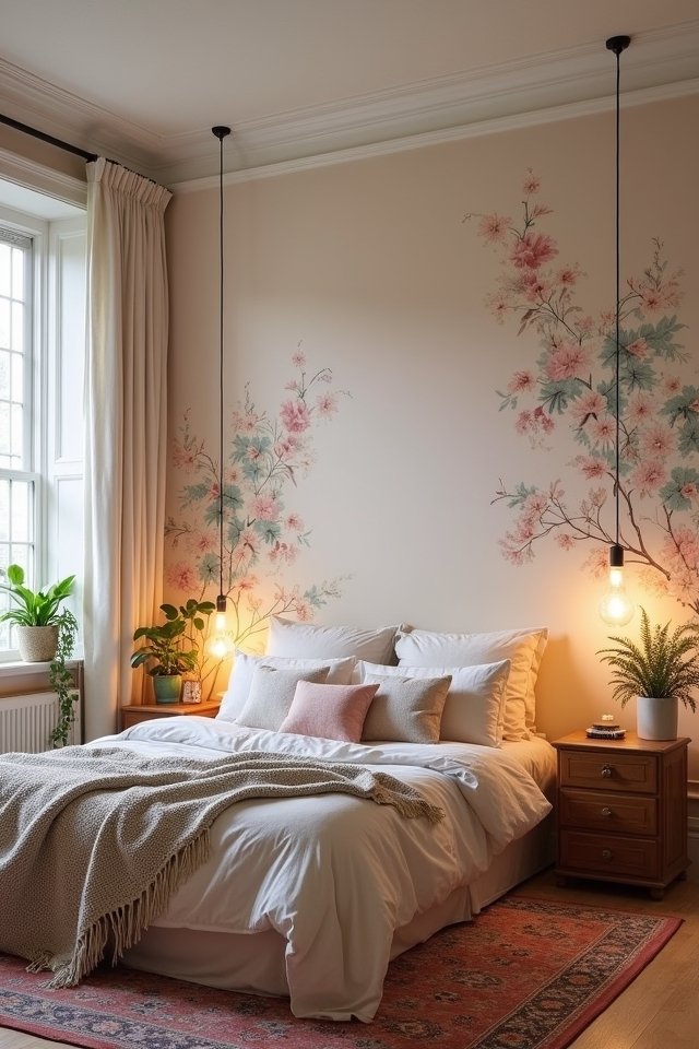 hand painted wall transformation ideas