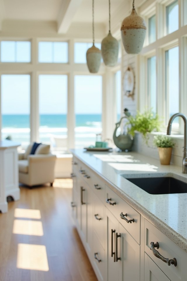handcrafted coastal stone pulls