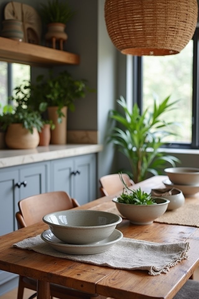handcrafted kitchen treasures enhance
