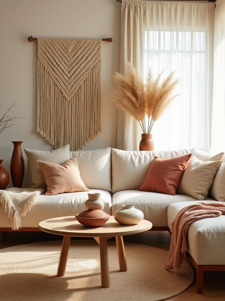 handmade art enhances decor