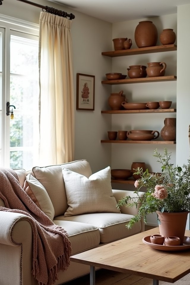 handmade pottery for coziness