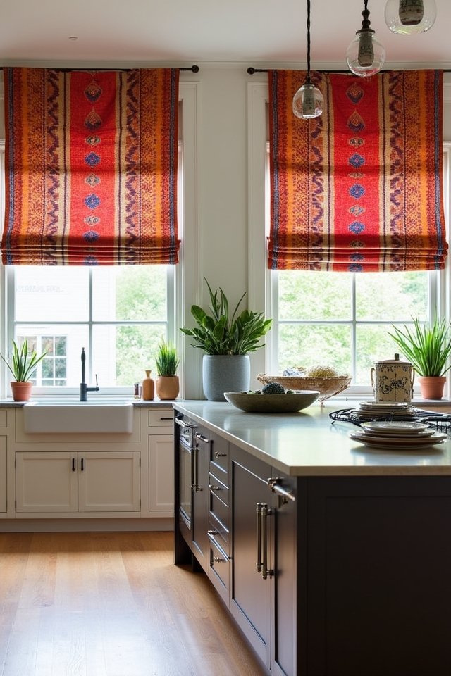 handwoven textile curtain ideas