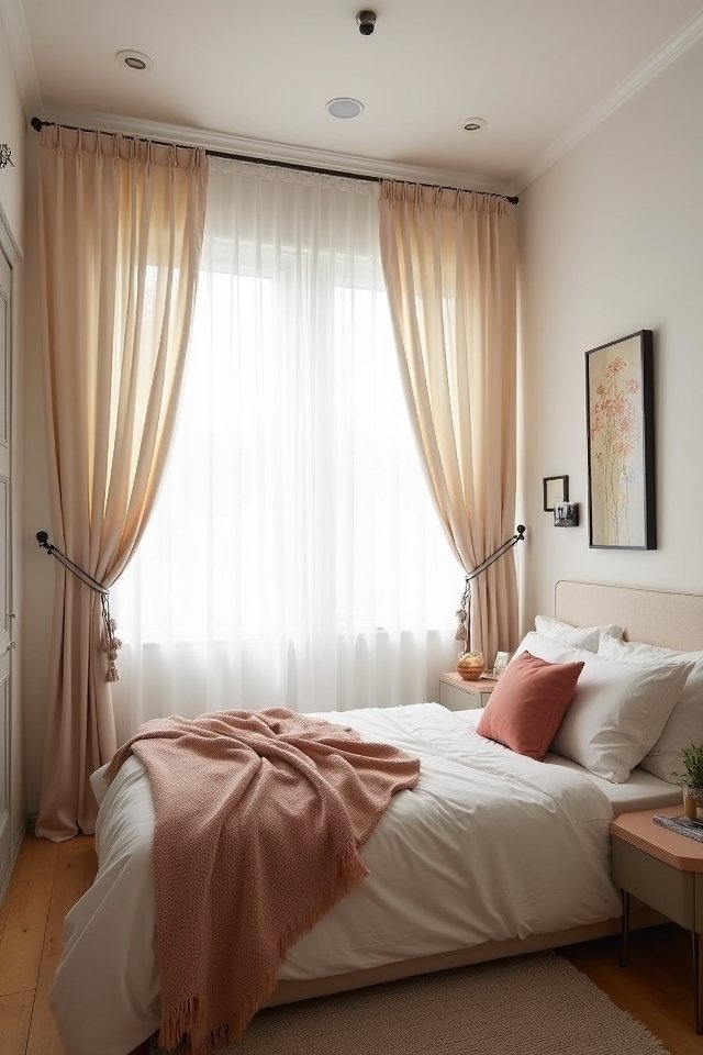 hang curtains high and wide