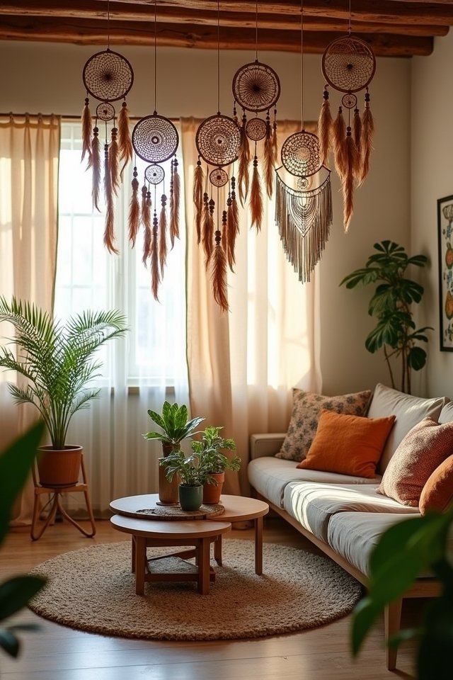 hang dreamcatchers for tranquility