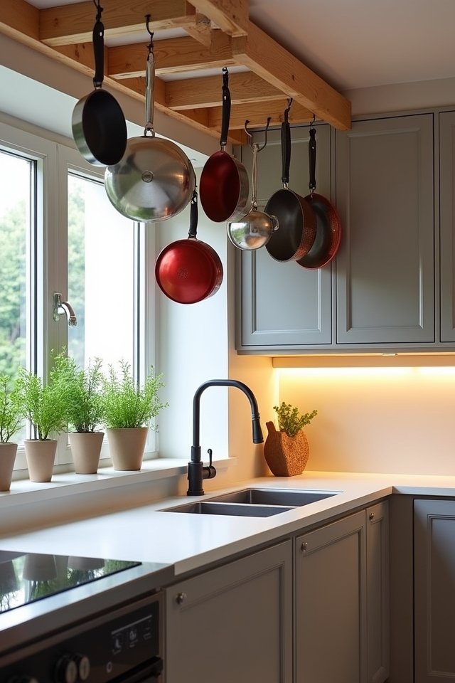hanging cookware for charm