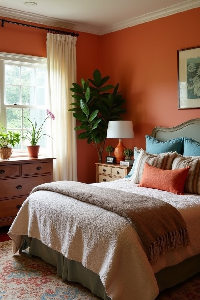 harmonious burnt orange pairings