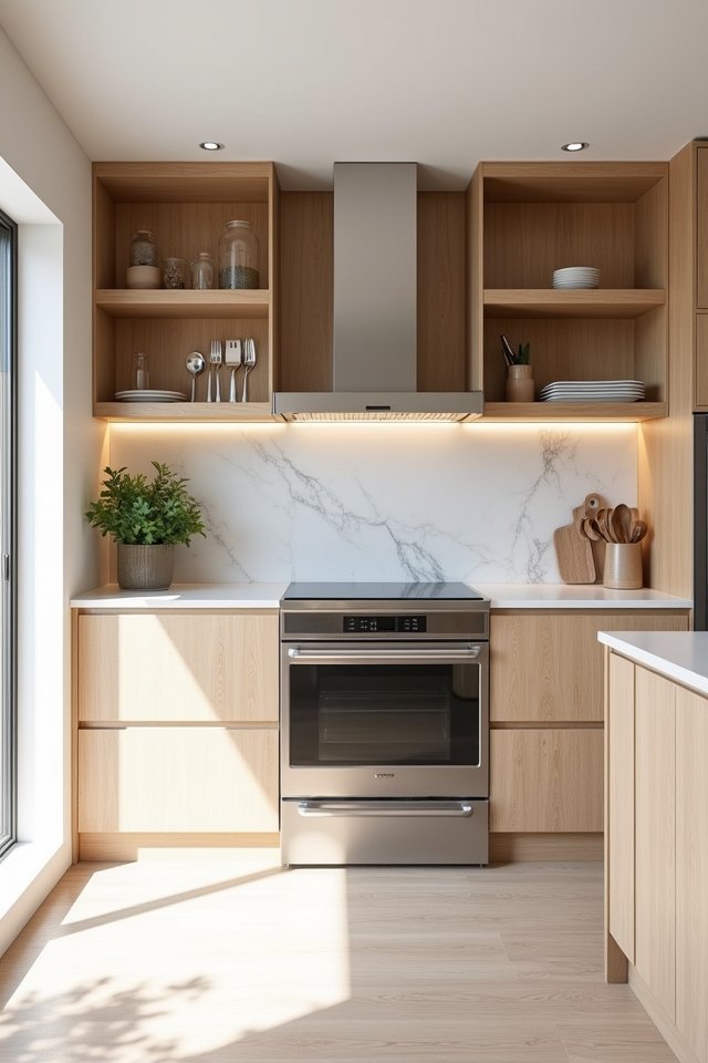 harmonious oak kitchen colors
