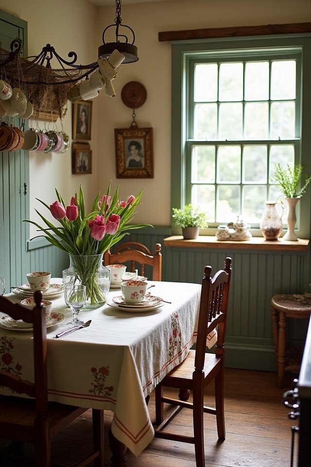 heirlooms enhance kitchen charm