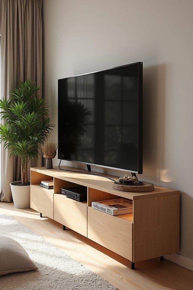 hidden storage minimalist cabinets