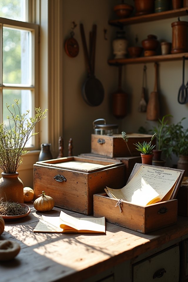 historic recipe box collection