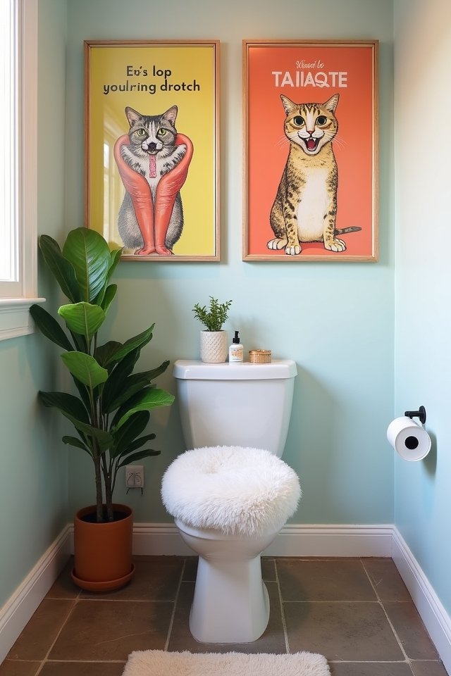 humorous bathroom decor ideas