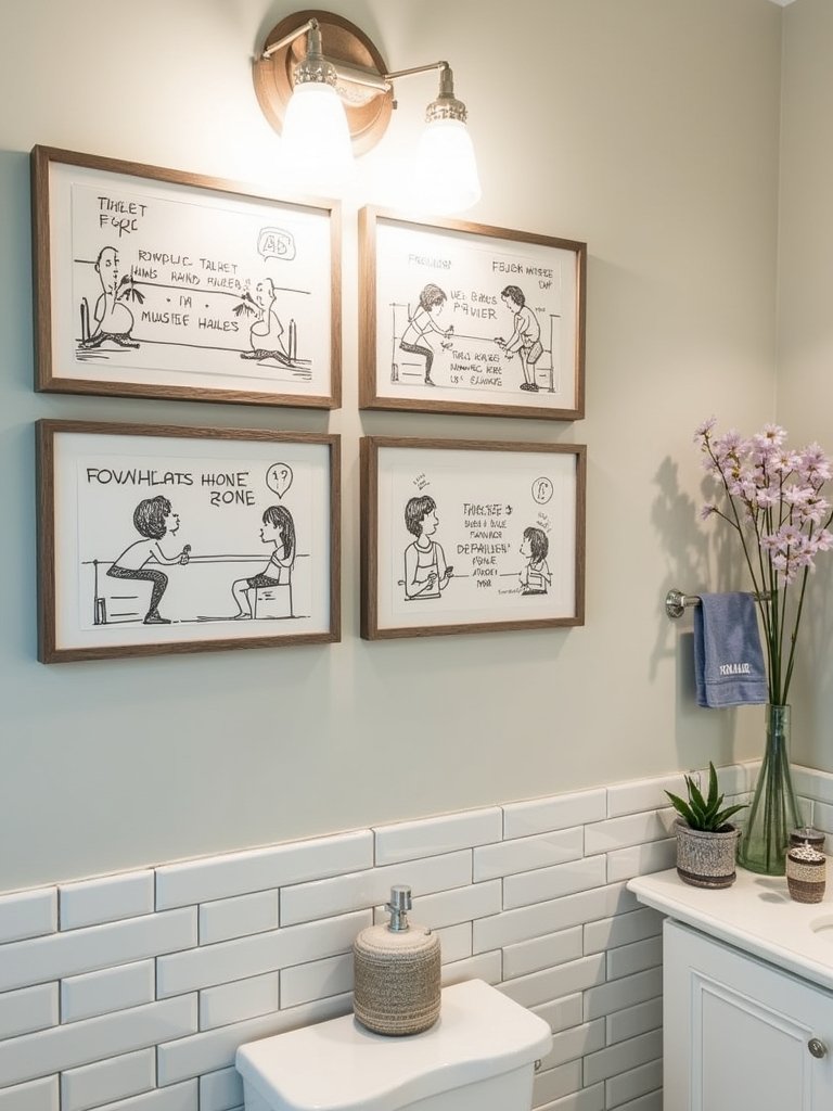 humorous bathroom etiquette signs
