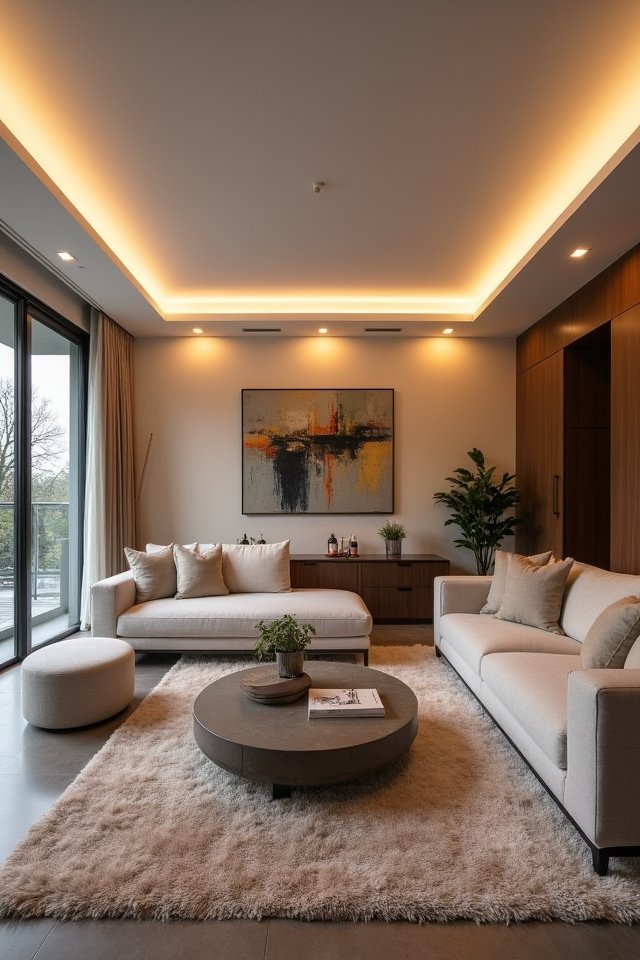 illuminate with recessed lighting
