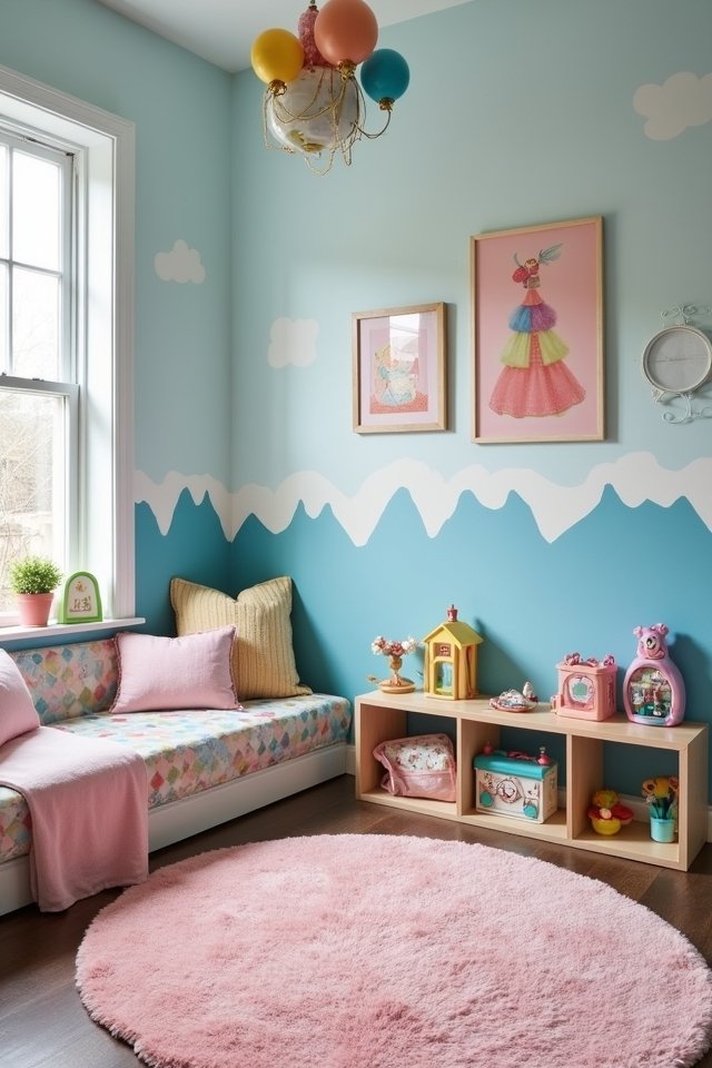 imaginative gender neutral playroom design