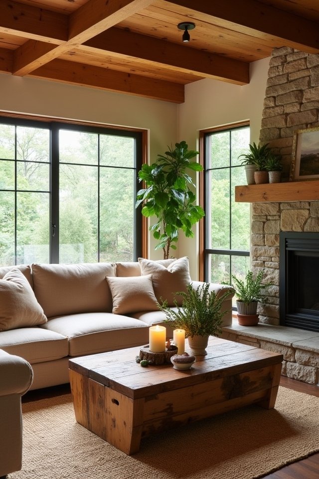 incorporate cozy natural elements