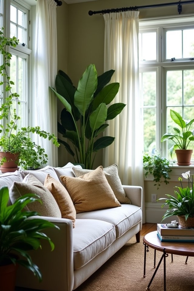 incorporate greenery for vibrancy